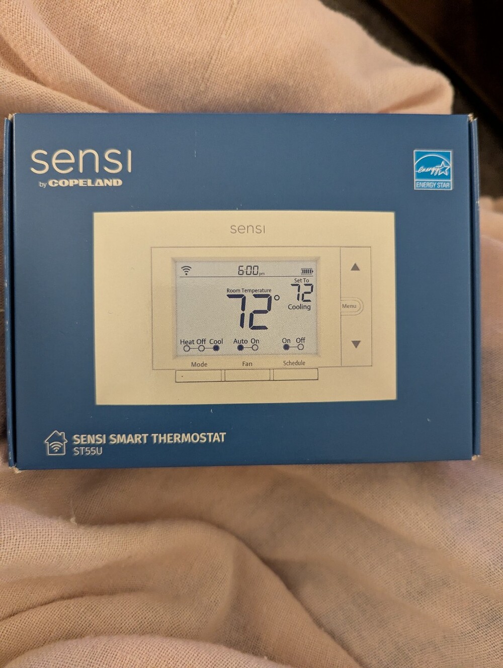 New Sensi Smart Thermostat ST55U in Blue Box